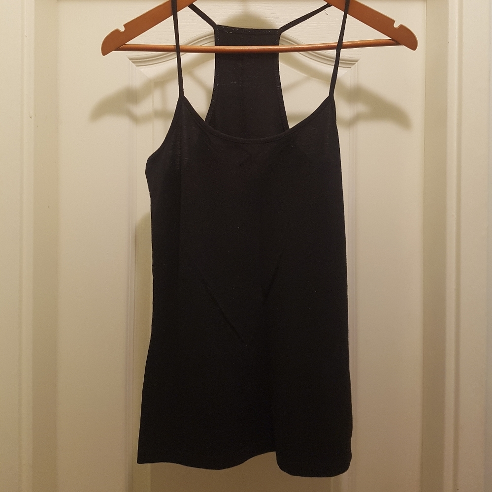 Black Racerback Tank Top